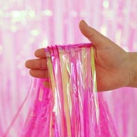Rideau à franges métalliques personnalisable en feuille de couleur pour toile de fond, guirlandes scintillantes pour la décoration de cabine photo de fête de Noël, utilisation en intérieur