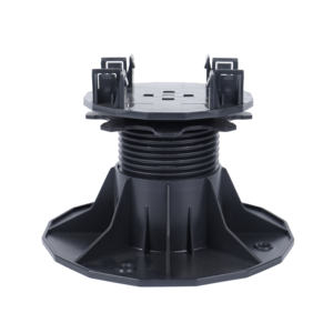 نظام أرضيات مرتفعة حديثة للاستخدام الخارجي، قاعدة بلاستيكية مع براغي، حامل خشبي/ألومنيوم XF-T203E 75-110 مم للاستخدام الداخلي - Product Image 2