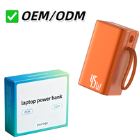 Nouvelle tendance : Batterie externe portable 10000 mAh avec câble, charge rapide PD 45W pour ordinateur portable et MacBook Pro
