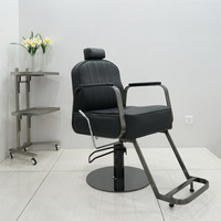 Nouveau style de chaises de barbier en cuir synthétique de turquie meubles de salon de coiffure chaise de coiffure