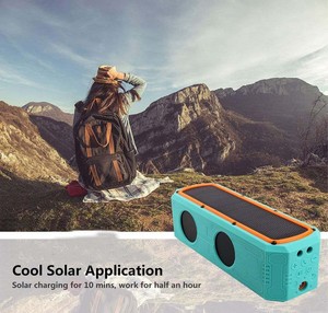Đối tác phiêu lưu Hoang Dã: Loa <span class=keywords><strong>Bluetooth</strong></span> năng lượng mặt trời (nhìn cơ học, Led, ngân hàng điện, chống nước/Chống Sốc) - Product Image 2