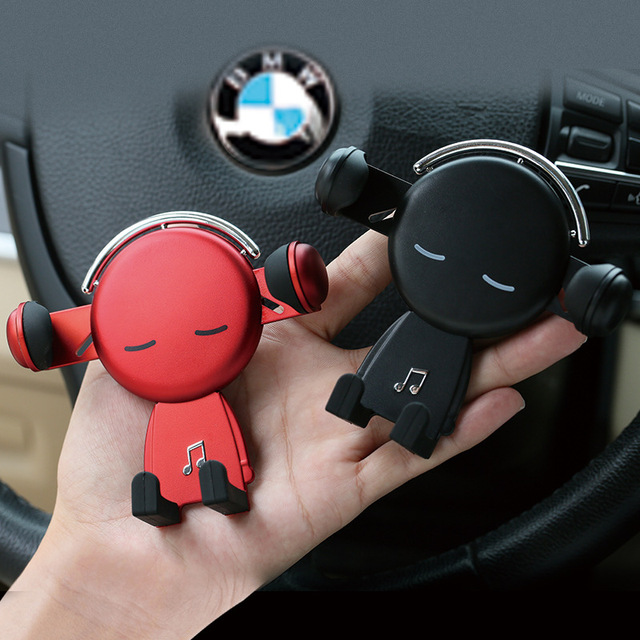 Wholesale Dropshipping Creative Car Accessories Air Vent Gravity Navigation Mount Multi-Functional Phone Holder