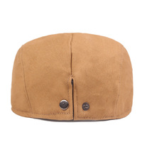 Vente directe Vintage coton casquette plate Cabbie Hat Gatsby Ivy Cap Irish Hunting Newsboy Hat