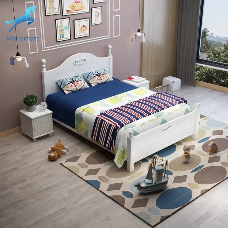 Juego de dormitorio de madera, muebles, habitación, doble, moderna, cama para niños