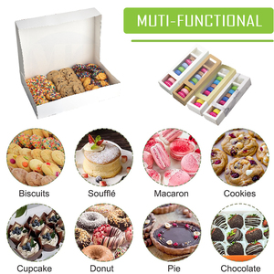 Tùy chỉnh bán buôn ngăn kéo mini <span class=keywords><strong>Macaron</strong></span> Đóng gói hộp giấy Kraft tráng miệng Cookie <span class=keywords><strong>Macaron</strong></span> Favor box với góa phụ - Product Image 6