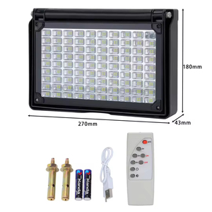 Hot Selling 10000 Mah Large Capacity Battery Ip65 Waterproof Remote <b>Control</b> Energy Saving Outdoor Led Solar Garden Light - Product Image 1