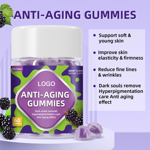 OEM kulit Vegan Glow Gummies peptida kulit gusi kesehatan untuk mencerahkan kulit - Product Image 2