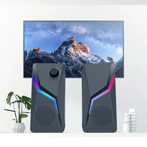 ลำโพงคอมพิวเตอร์แบบพกพา 2.0 USB แบบมีสาย RGB ส่องสว่างสำหรับเล่นเกม - Product Image 4