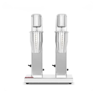 Machine à milkshake professionnelle à double tête en acier inoxydable, utilisée pour l'industrie alimentaire, pour les hôtels - Product Image 3