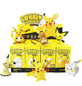 Adorable boîte mystère Pokémon <span class=keywords><strong>Pikachu</strong></span>, figurines décoratives pour voiture, ensemble de figurines pour les fans de Pokémon, objets de collection et décorations de bureau - Product Image 1