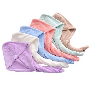 Custom Quick Dry Coral Fleece Hair Turban Wrap Towel Super Absorbent Soft Women Shower Hair Wrap for Bathroom Travel Daily Use - Product Image 3