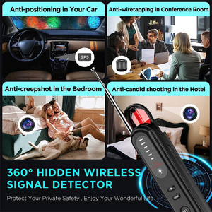 เครื่องตรวจจับ GPS ในตัวตรวจจับการสแกนป้องกันการแอบดูกล้องอินฟาเรดสำหรับใช้ในสำนักงานโรงแรม - Product Image 6