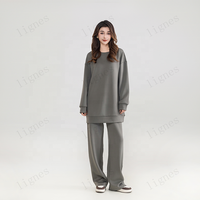 Ensemble pantalon et haut pour femmes musulmanes, style décontracté, en polyester avec cordon de coton, vente en gros