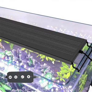 Lumière <span class=keywords><strong>LED</strong></span> pour aquarium 60 cm/90 cm/120 cm, spectre complet RGB CCT, 24-30 pouces, aquarium à poissons, 30-45 cm, plantes, aluminium, IP68, télécommande - Product Image 1
