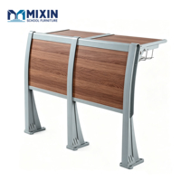 Ensemble de chaises de bureau pliantes en métal, chaises d'auditorium, chaises de salle de conférence, pliables pour collège, gymnase, maternelle, salle de classe