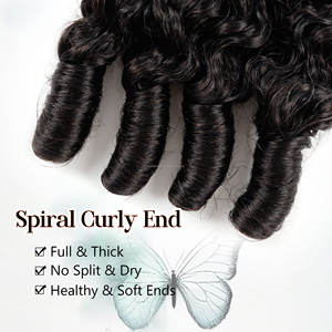 Extensiones de Cabello Humano Virgen Sin Procesar, Calidad de Salón, Cutícula Alineada, Cabello Birmano Rizado Natural para Coser - Product Image 4