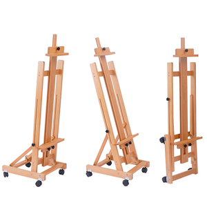 Panwenbo <span class=keywords><strong>chevalet</strong></span> de <span class=keywords><strong>peintre</strong></span> sur pied en <span class=keywords><strong>bois</strong></span> de hêtre grand <span class=keywords><strong>chevalet</strong></span> de peinture à l'huile présentoir d'artiste <span class=keywords><strong>chevalet</strong></span> réglable en <span class=keywords><strong>bois</strong></span> - Product Image 3