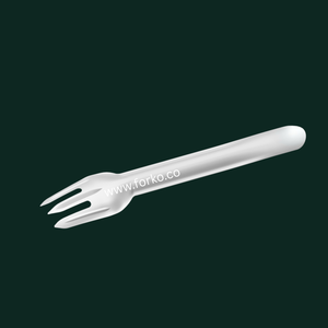 Tenedores de Papel Biodegradables al por Mayor, Ecológicos, de Fibra Vegetal, Compostables, Desechables, para Restaurantes, Cafeterías y Servicios de Catering - Product Image 1