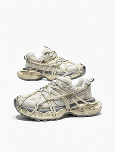 Zapatillas Chunky Dad para Hombre, Casuales, con Punta Redonda, Forro de Malla, Suela de Goma, Estilo Urbano para Verano - Product Image 1