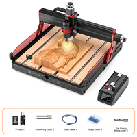 Fresadora CNC de 3 Ejes 6050 con Motor de Husillo de 500W, Control NC Studio, Guía Lineal, para Perforación y Fresado de Aluminio y Madera