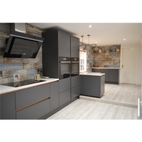 Ensemble d'armoires de cuisine élégantes avec un design d'organisation optimisant l'espace pour appartements, villas et maisons