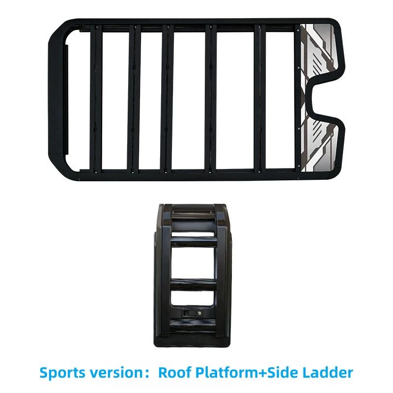 Plateforme de toit + Échelle latérale (Modèle sport)