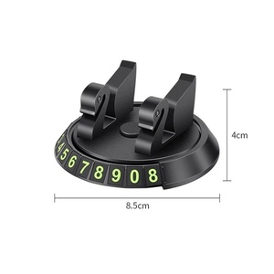 Soporte Adhesivo para Teléfono con Rotación de 360 Grados, Soporte Estable de Plástico para Teléfono de Coche, Protección de Privacidad, Número de Estacionamiento Temporal - Product Image 4