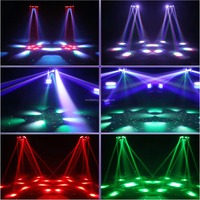 Projecteur de scène 150W à 6 bras, éclairage disco RGBW, 4 projecteurs LED PAR pour soirées, clubs, bars, DJ, spectacles et concerts