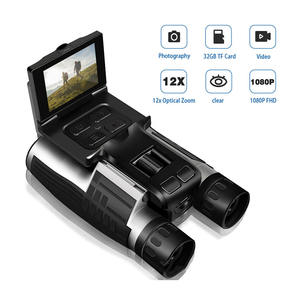 Jumelles 1080p 2.4 Écran LCD IPS Zoom 12X Jumelles pour appareil photo numérique 12x32 avec appareil photo et vidéo avec lecture - Product Image 3