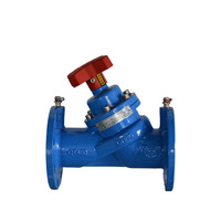 Vanne de régulation statique numérique SP45F-16Q, manuelle, OEM ODM, en fonte ductile, à brides, pour l'équilibrage de l'eau en trafic