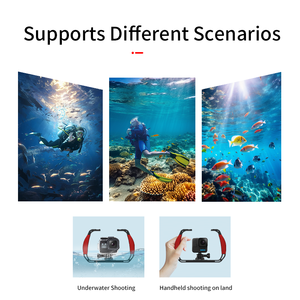 Caméra d'action de plate-forme de plongée sous-marine avec supports de chaussures froides pour caméra d'action <span class=keywords><strong>Gopro</strong></span> <span class=keywords><strong>Hero</strong></span> 13 12 11 10 <span class=keywords><strong>9</strong></span> 8 7 DJI Osmo Insta360 - Product Image 4