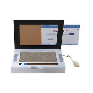 Papan goresan Laptop kucing, model komputer kertas bergelombang papan garuk kucing tahan <span class=keywords><strong>web</strong></span> kreatif papan goresan kucing - Product Image 6