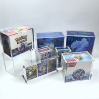 Boîte de présentation Elite Trainer en acrylique, protection résistante aux UV, étui pour collection de cartes à jouer Pokémon TCG, étui en acrylique ETB
