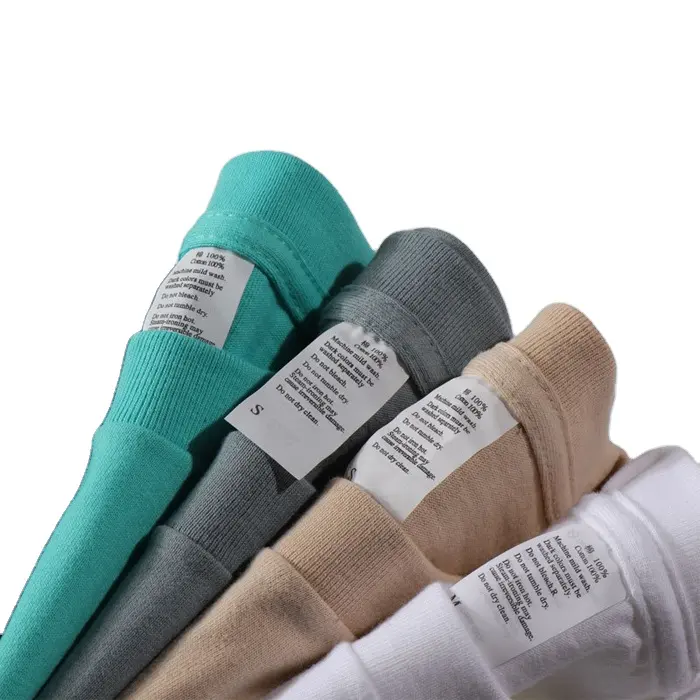 High Quality Cotton Unisex T-shirt 100% Cotton Plain Long Sleeve Oversize Tshirt Pure Color Tshirts Tops