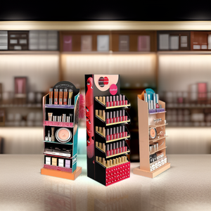 Nhà máy chuyên nghiệp tùy chỉnh sàn giấy Khuyến mãi giá cường độ cao các tông sóng <span class=keywords><strong>Rack</strong></span> hiển thị - Product Image 2