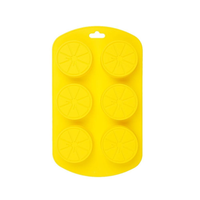 Moule en silicone en forme de citron, antiadhésif, pour gâteaux faits maison, 6 cavités, moule à chocolat DIY pour la cuisine
