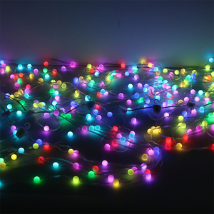 IP65 DC12V P100mm 2m * 2m 400Leds temizle tel RGB peri akıllı perde ışık düğün noel akıllı <span class=keywords><strong>LED</strong></span> perde ışık - Product Image 5