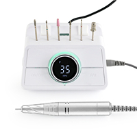 Machine à ongles professionnelle à induction haute vitesse 45K, 45W, avec pédale, pour salon et usage domestique