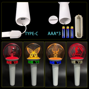 แท่งไฟ LED แบบกำหนดเองสำหรับ <span class=keywords><strong>Kpop</strong></span> พร้อมหน้าจอ LED แสดงข้อความ คอนเสิร์ต ไอดอล แท่งไฟแบบทางการ รีโมทคอนโทรล แท่งไฟ DMX512 - Product Image 4