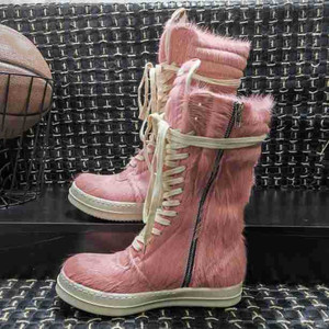 Casual Canvas Shoes High TOP Ankle Lace <strong>up</strong> Women Sneaker <strong>Zip</strong> <strong>up</strong> Streetwear Flats Black Sneakers Fur <strong>Boots</strong> - Product Image 4