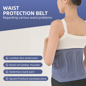 Medische hulpmiddelen Therapie Taille-trimmerriem Verstelbare bandjes Ademend ontwerp Ondersteuning voor de onderrug Lumbale bescherming Zacht - Product Image 6
