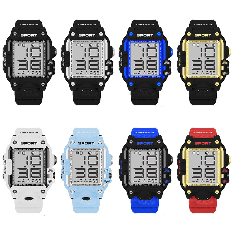 Custom Logo Sports Digital Watch Women