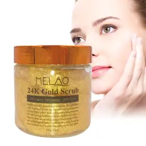 24 Karat Gold Gesichts peeling, alte Anti-Aging-Gesichts-und Körperpeeling-Formel hilft bei jugendlicher Ausstrahlung 8,8 Unzen