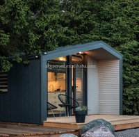 Maison préfabriquée d'une chambre Bâtiments de jardin Cabine de bureau extérieur Pod Granny Flat Australian Tiny Home Maison préfabriquée Kit Cottage