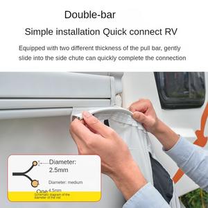 Nouveau Four Seasons Self-driving Tour Outdoor 5-8 Personnes Camping <span class=keywords><strong>Auvent</strong></span> Gonflable Air <span class=keywords><strong>Auvent</strong></span> Rv Caravan <span class=keywords><strong>Auvent</strong></span> Tente Imperméable - Product Image 2