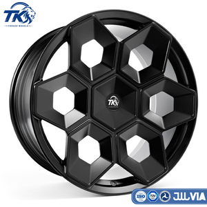 Jantes de voiture sport hexagonales futuristes légères à 6 branches, 18 19 20 21 22 pouces, 5x112 5x114.3, roues forgées pour Tesla Model 3 Model <span class=keywords><strong>XS</strong></span> - Product Image 5