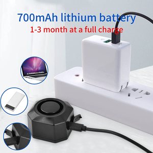 Không thấm nước IP65 chu kỳ xe đạp báo động không dây xe đạp báo động xe đạp chống trộm 110dB chống trộm rung xe máy xe đạp báo động từ xa - Product Image 3