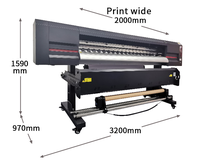 Eizoulyn 1,9 m Plotter drucker Vinyl Digital Flex Banner druckmaschine Preis Großformat Xp600 I3200 Eco Solvent Printer