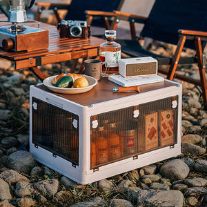 Bacs <span class=keywords><strong>de</strong></span> <span class=keywords><strong>rangement</strong></span> pliants mobiles d'intérieur et d'<span class=keywords><strong>extérieur</strong></span> bon marché en gros Organisateur <span class=keywords><strong>de</strong></span> boîtes d'organisation <span class=keywords><strong>de</strong></span> stockage empilable Organisateur pour le camping - Product Image 5