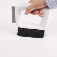 Ensemble de brosses en silicone pour enfants, vaisselle anti-poussière et balai, 2 pièces, nouveau design, taille mini, en plastique